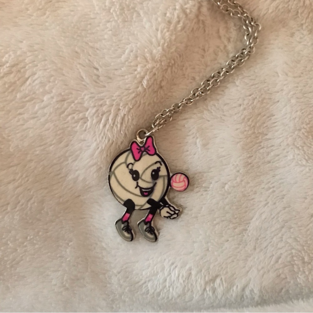 Cute Soccer Ball Cartoon Necklace